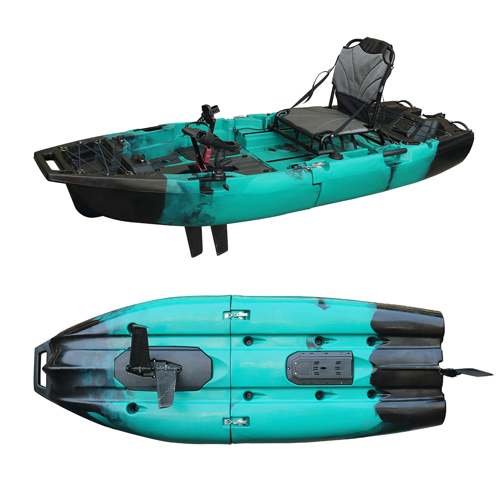 Fishing Kayak Sit In - 8Ft 2.5m HDPE Modular Sit-On-Top Kayak