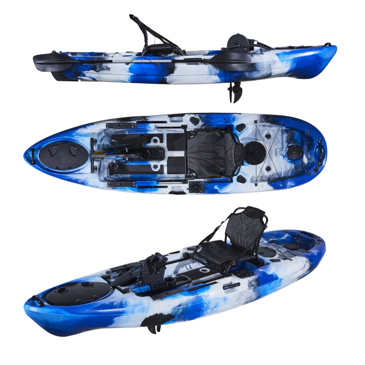 Fishing Kayak Pedal Drive - 10FT Classic Pedal Fishing Kayak Plastic