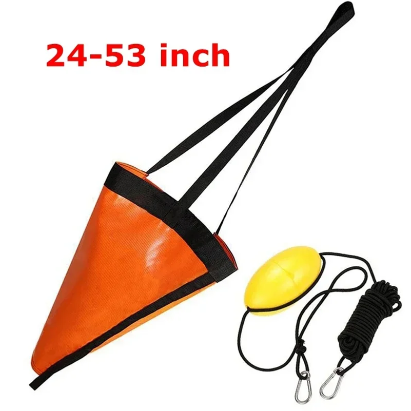 Fishing Kayak Anchor - 24/32/42/53'' Sea Drogue Anchor Float Marine