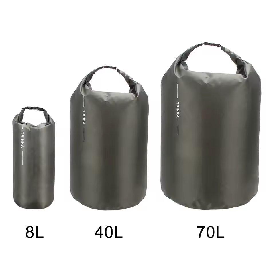Fishing Kayak Storage Bag - 8L 40L 70L Roll‑Top Waterproof Dry