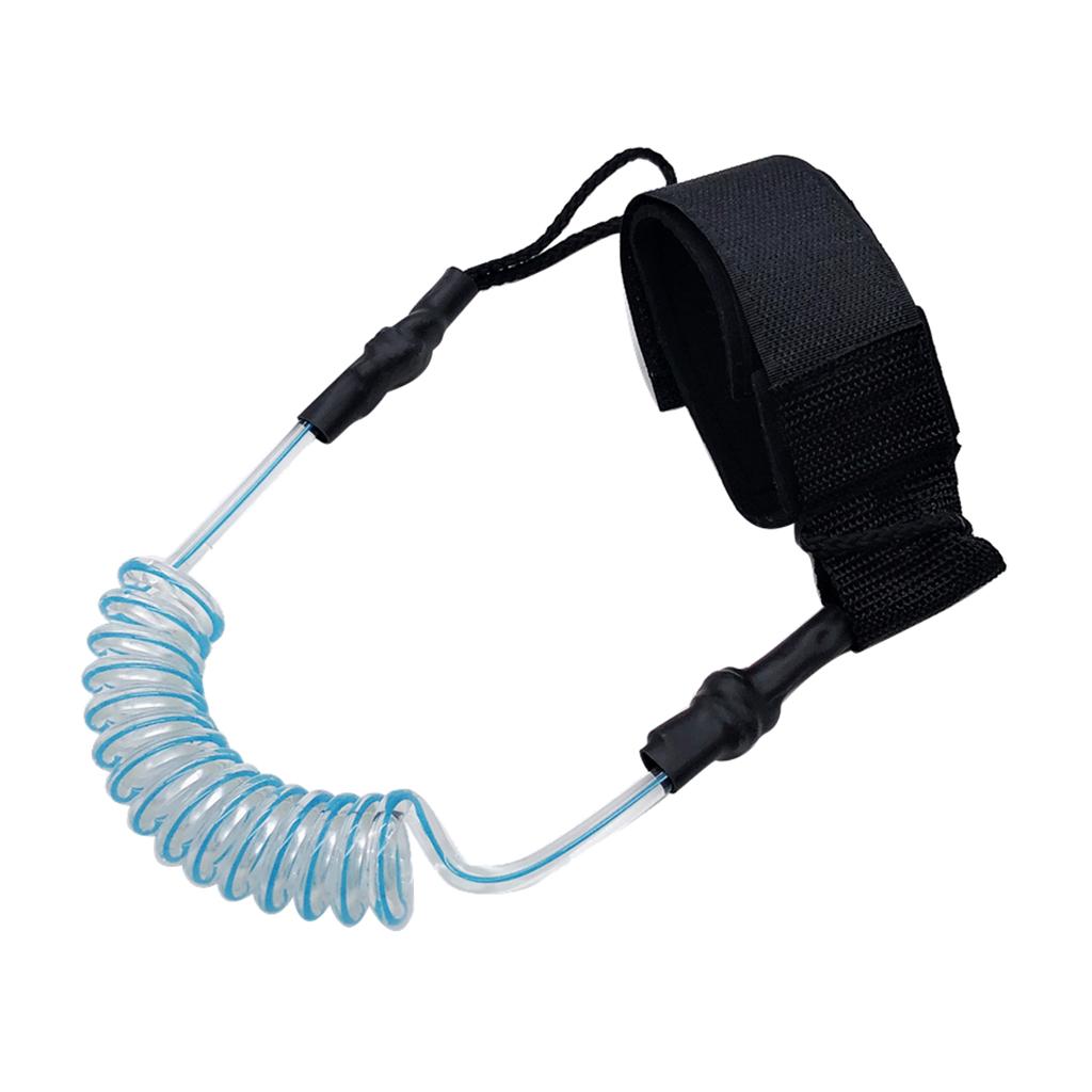Fishing Kayak Paddle Leash - 4' Coil Surf Leash, Universal Paddle/Fishing