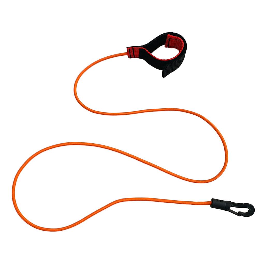 Fishing Kayak Paddle Leash - Adjustable Fishing Rod Safety Lanyard Kayak