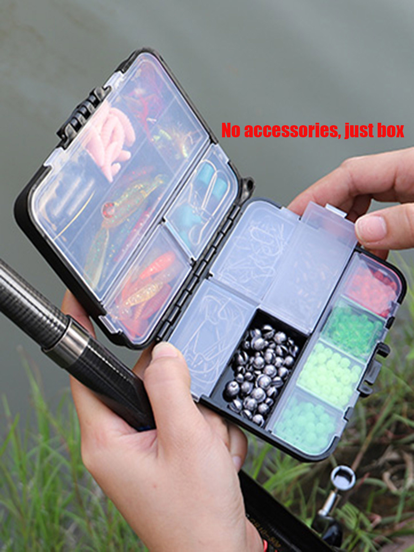 Fishing Kayak Crate - Small Tackle Box Organizer Mini Tackle