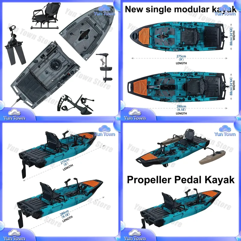 Fishing Kayak Sit In - Modular Kayak 9.5ft Sit On Top