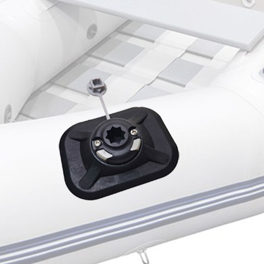Fishing Kayak Fish Finder Mount - PVC Inflatable Boat Fishing Rod Holder