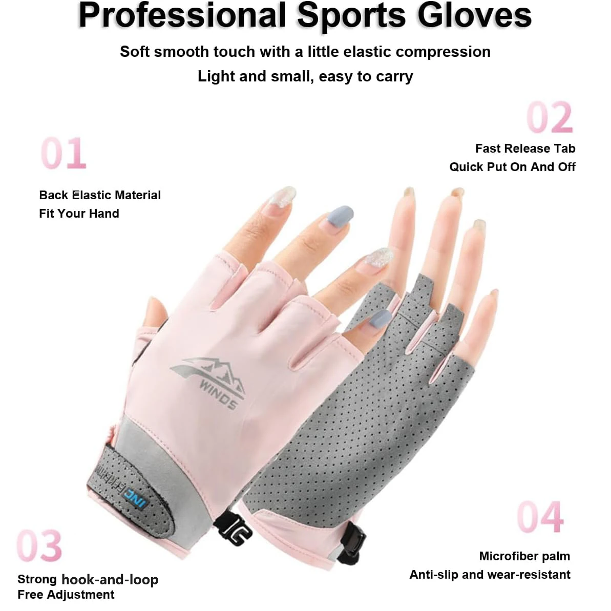 1 Pair Fingerless Driving/Fish - Fishing Kayak Anchor recension och pris