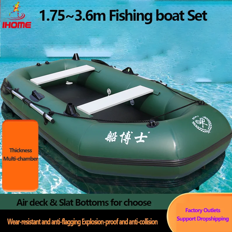 1.75~3.6m Green Fishing Kayak  - Fishing Kayak Sit On Top recension och pris