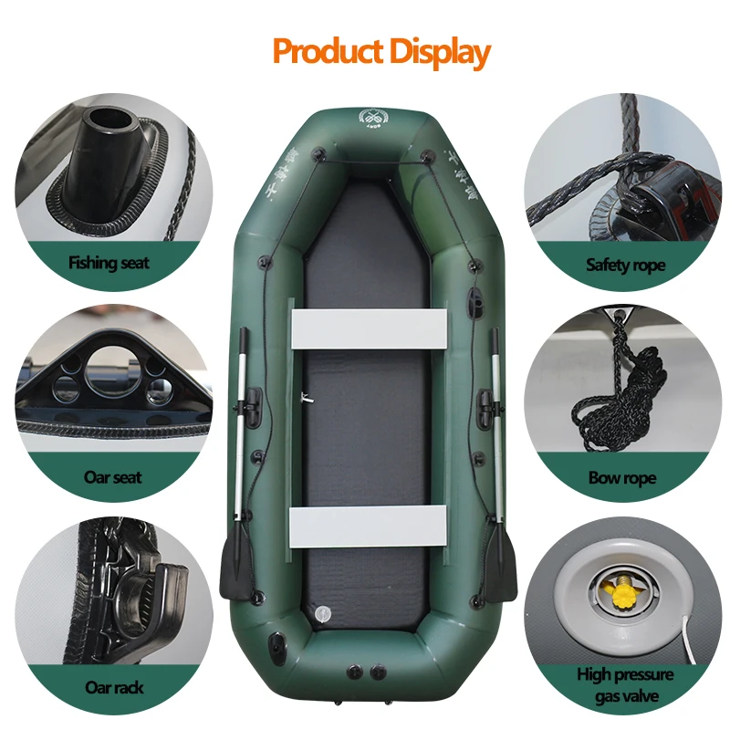 1.75~3.6m Green Fishing Kayak  - Fishing Kayak Sit On Top recension och pris
