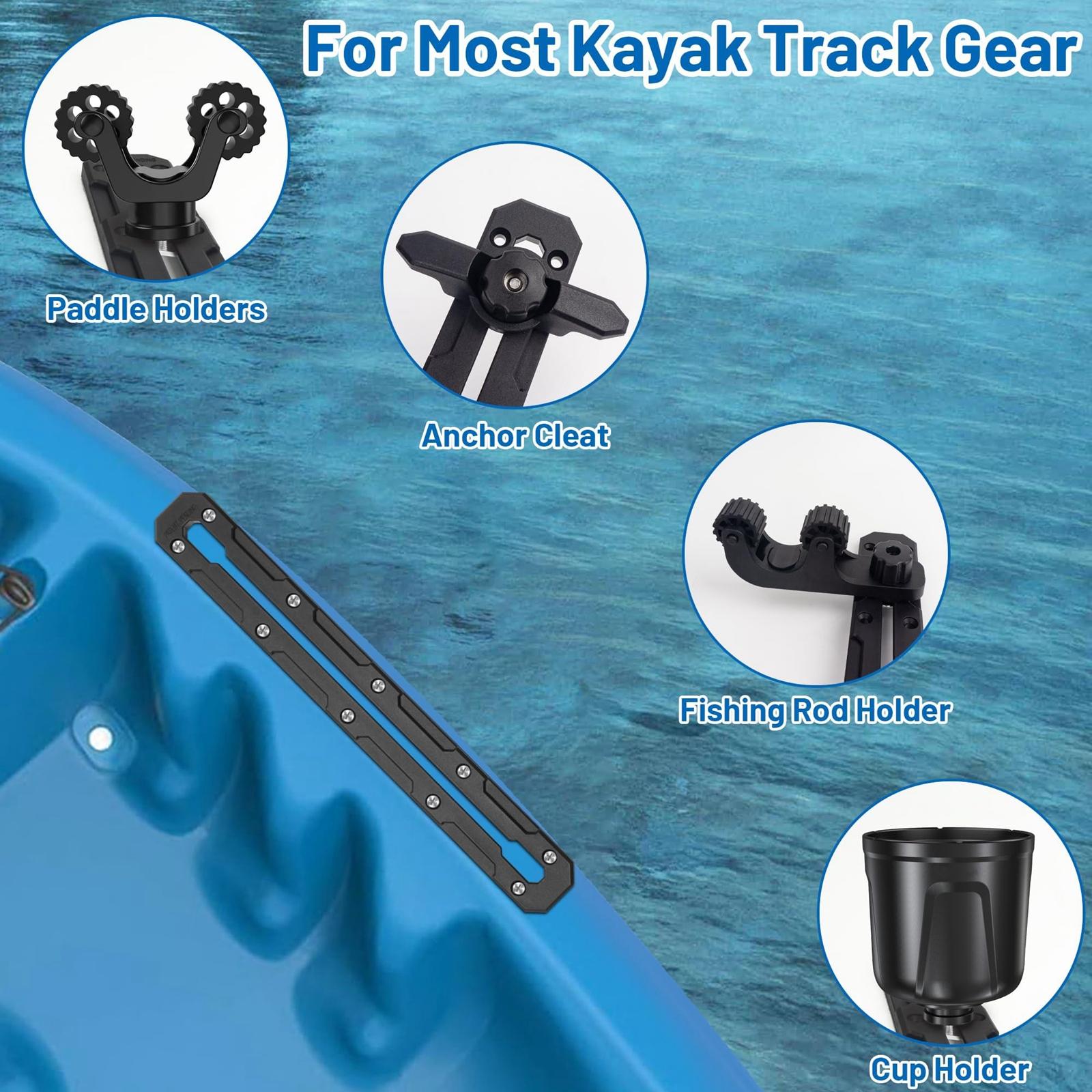 2 Pieces Kayak Track Rail Trac - Fishing Kayak Anchor recension och pris