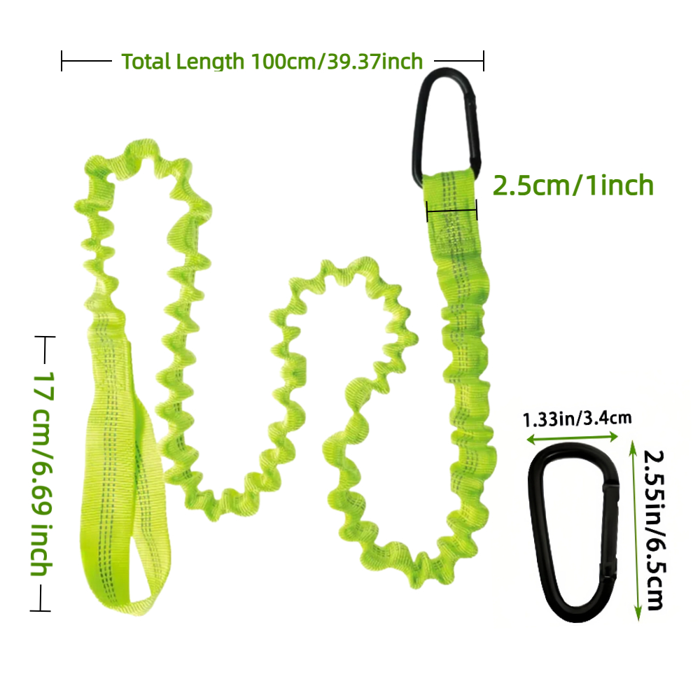 Adjustable Elastic Kayak Rod L - Fishing Kayak Paddle Leash recension och pris
