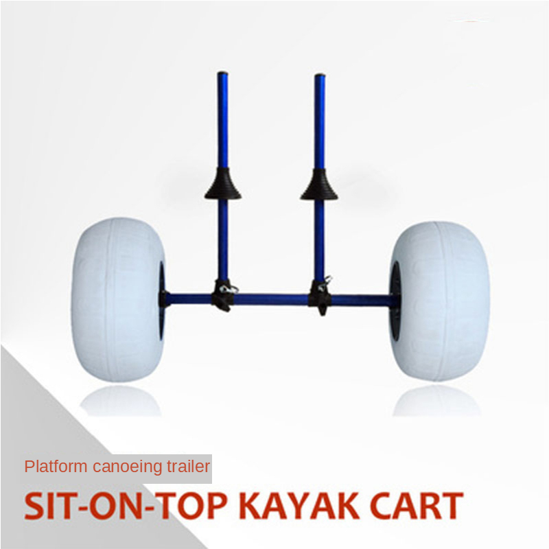 Foldable Upright Kayak Trailer - Fishing Kayak Cart recension och pris