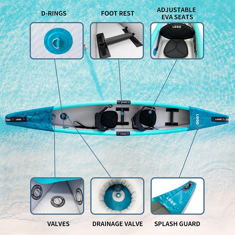 Drop Stitch Kayak Inflatable C - Fishing Kayak Sit In recension och pris