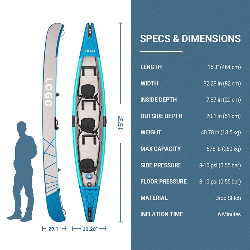 Drop Stitch Kayak Inflatable C - Fishing Kayak Sit In recension och pris