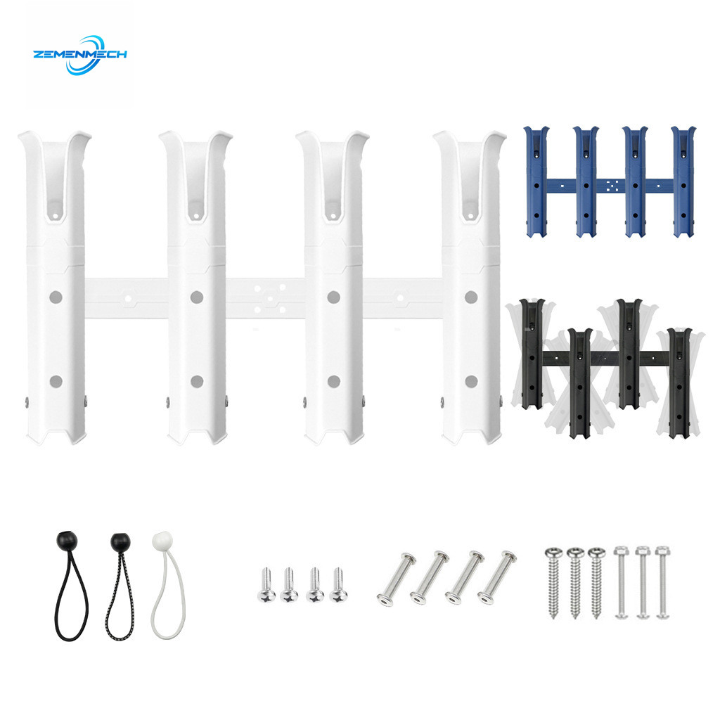 Adjustable Four Pole Plastic F - Fishing Kayak Rod Holder recension och pris