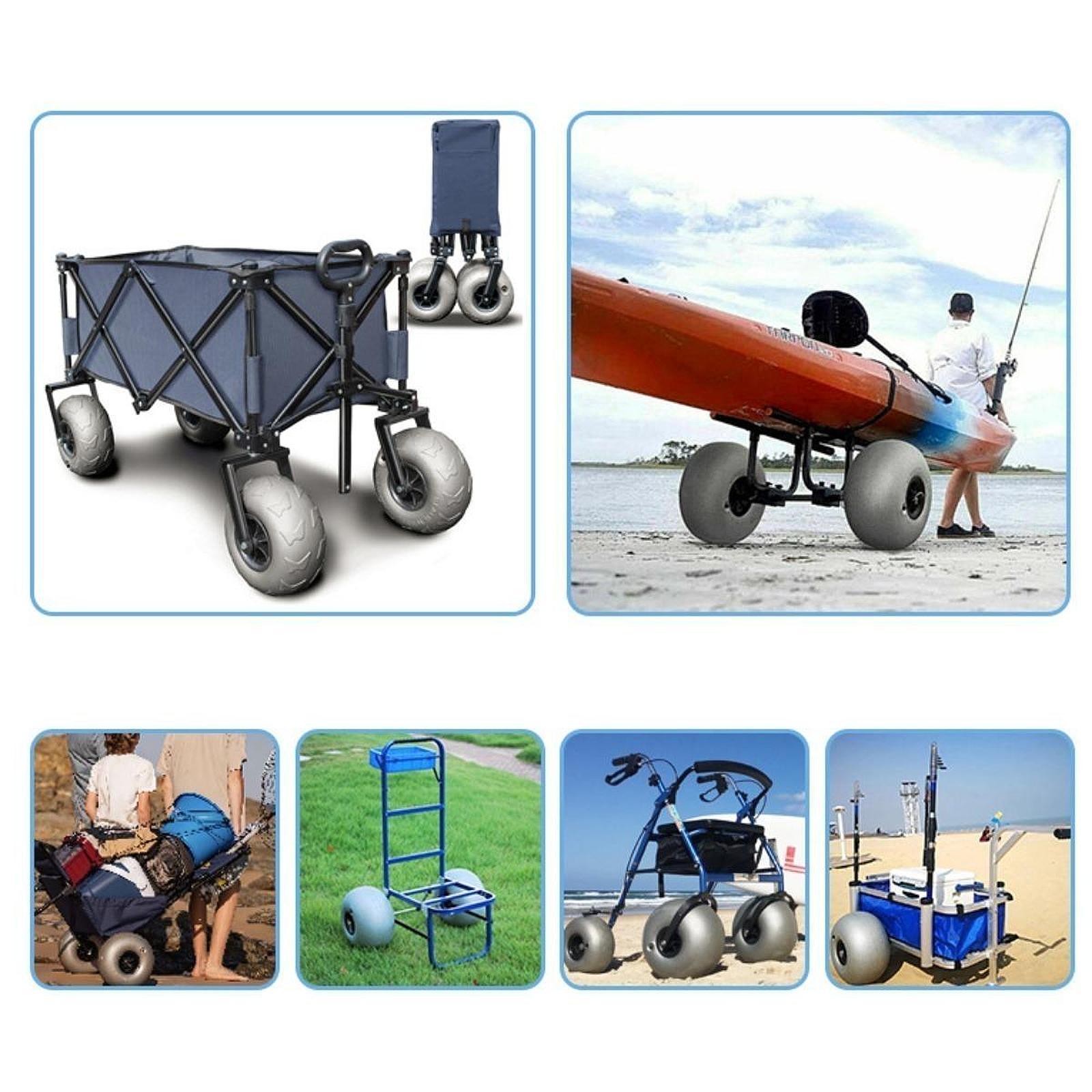 16 Inch Balloon Wheels Replace - Fishing Kayak Cart recension och pris