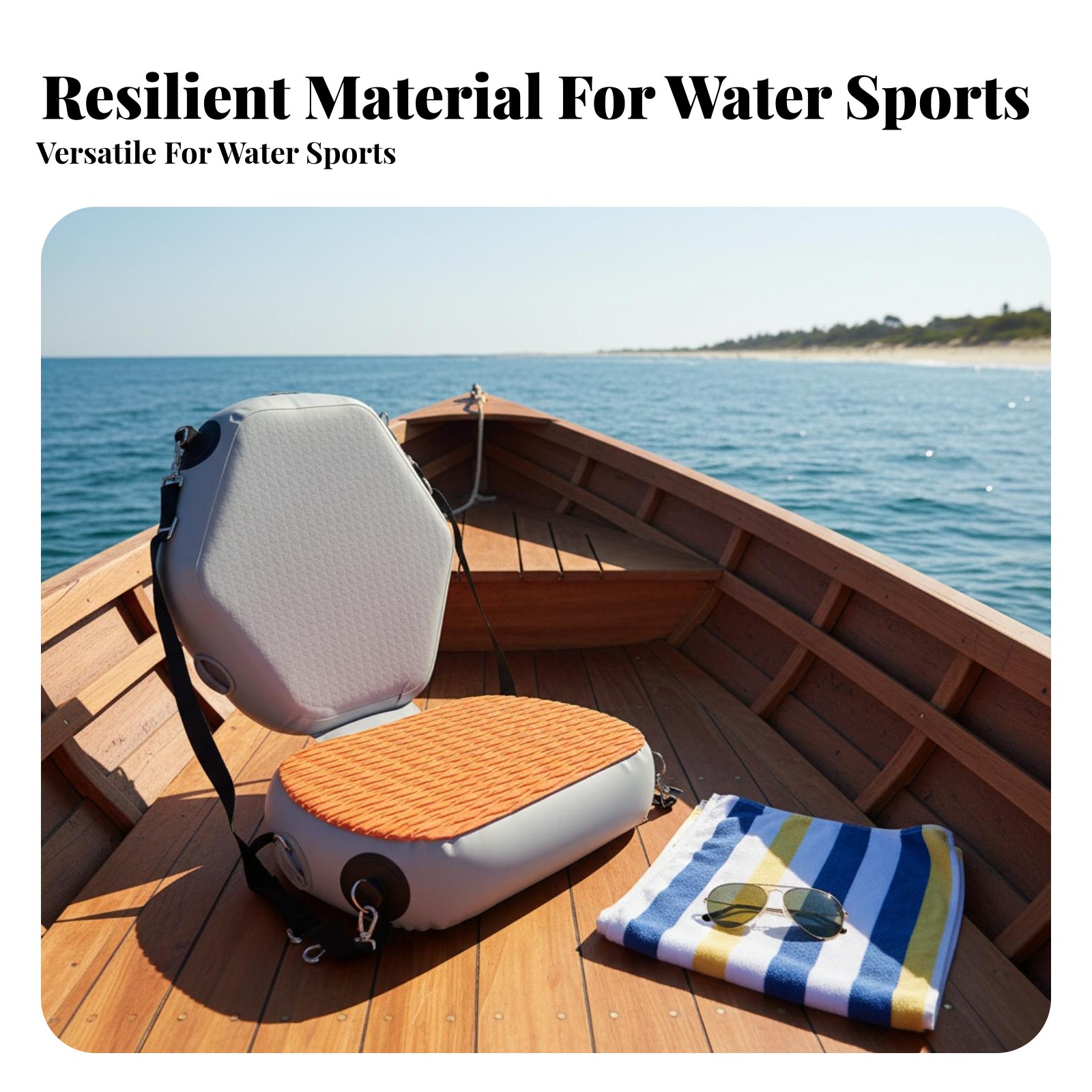 Inflatable Kayak Seat Wear-Res - Fishing Kayak Paddle recension och pris