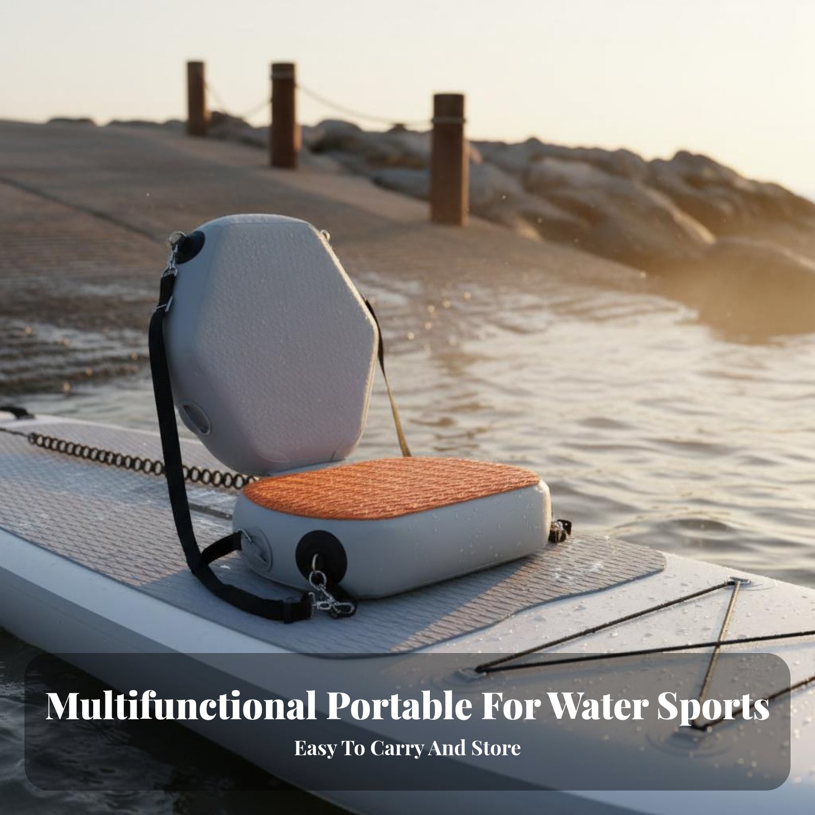 Inflatable Kayak Seat Wear-Res - Fishing Kayak Paddle recension och pris