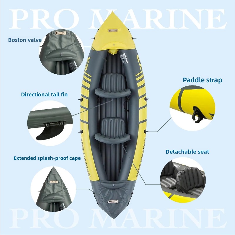 All-Purpose Inflatable Boat fo - Fishing Kayak Inflatable recension och pris
