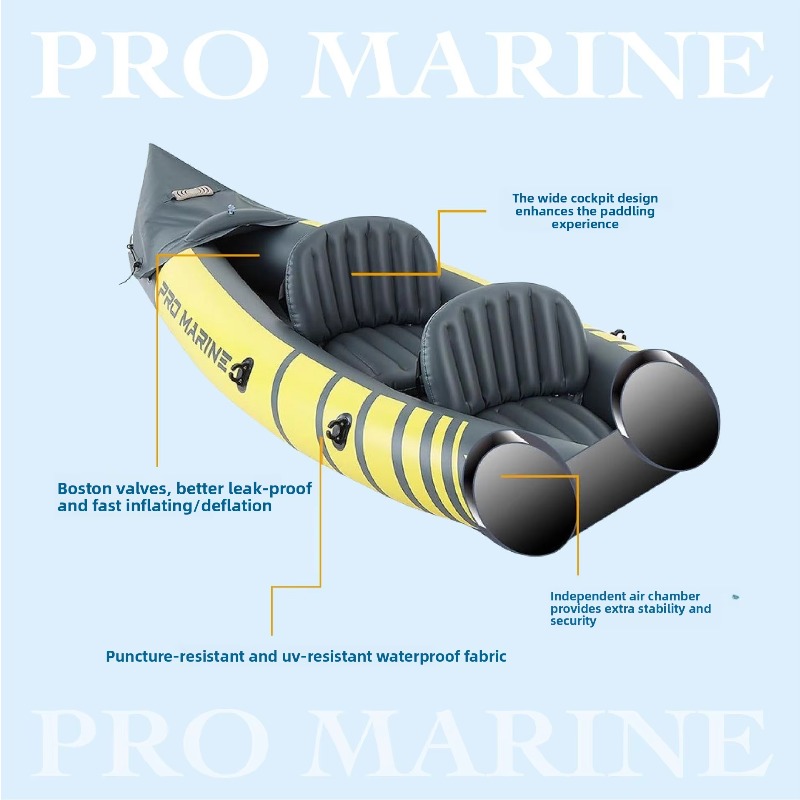 All-Purpose Inflatable Boat fo - Fishing Kayak Inflatable recension och pris