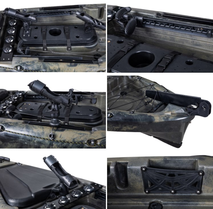 First-class Single Fishing Kay - Fishing Kayak Rod Holder recension och pris