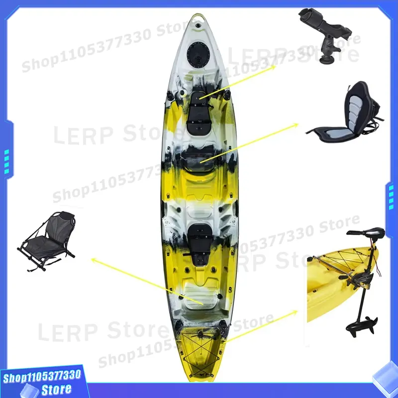 2 Person Plastic Rigid Sit Ton - Fishing Kayak Sit In recension och pris