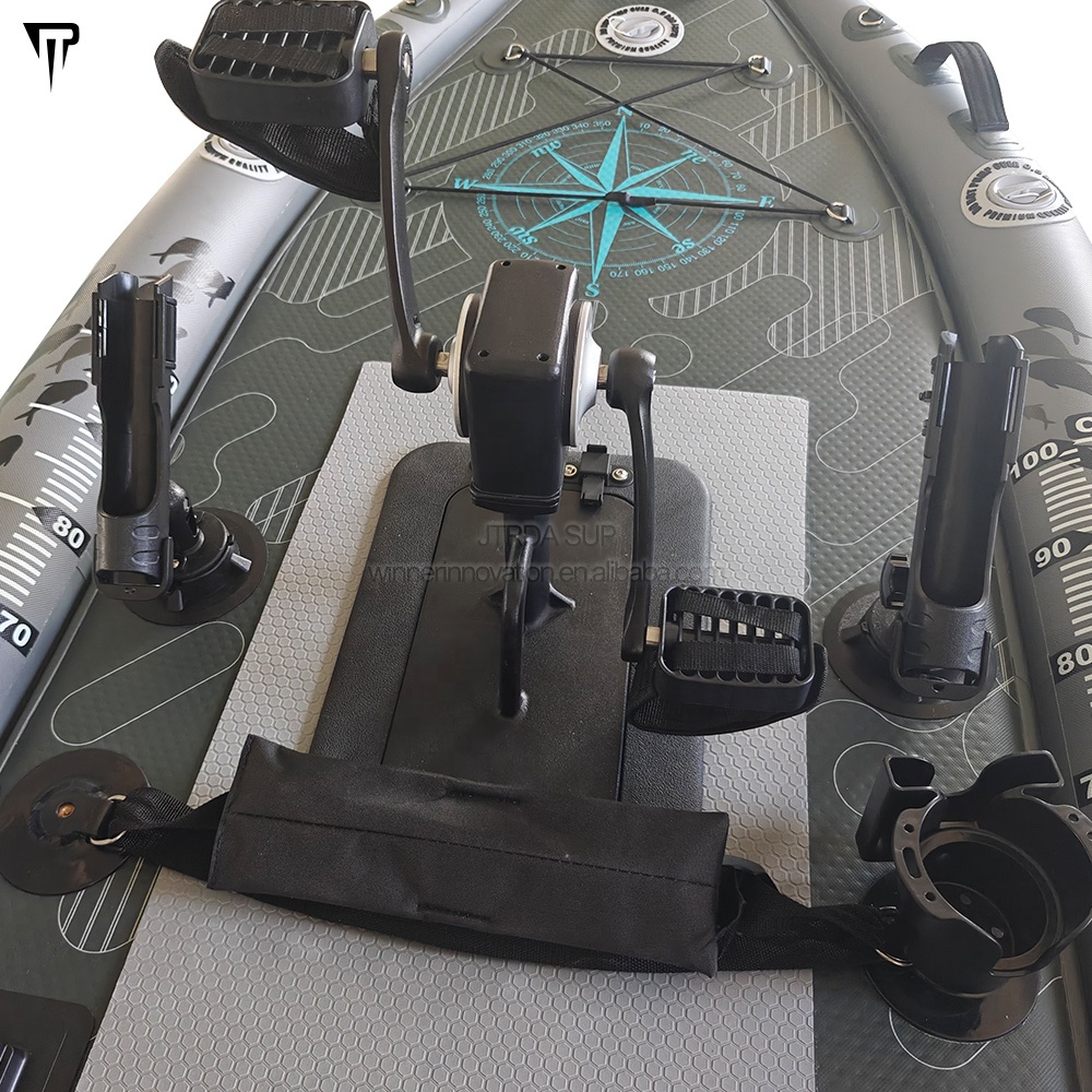 JTRDA 2024 New Inflatable Kaya - Fishing Kayak Pedal Drive recension och pris