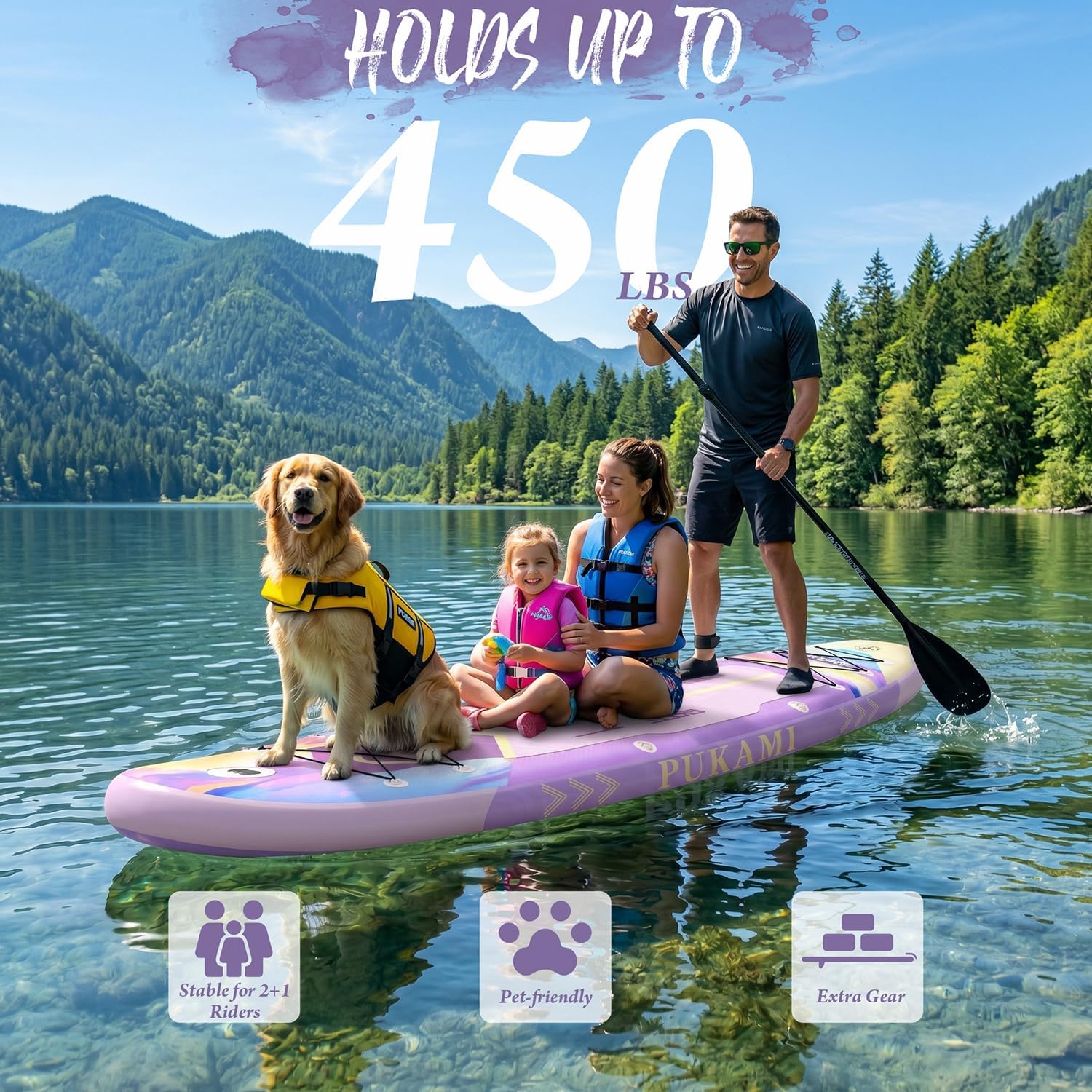 Extra Wide Inflatable Stand Up - Fishing Kayak Seat recension och pris