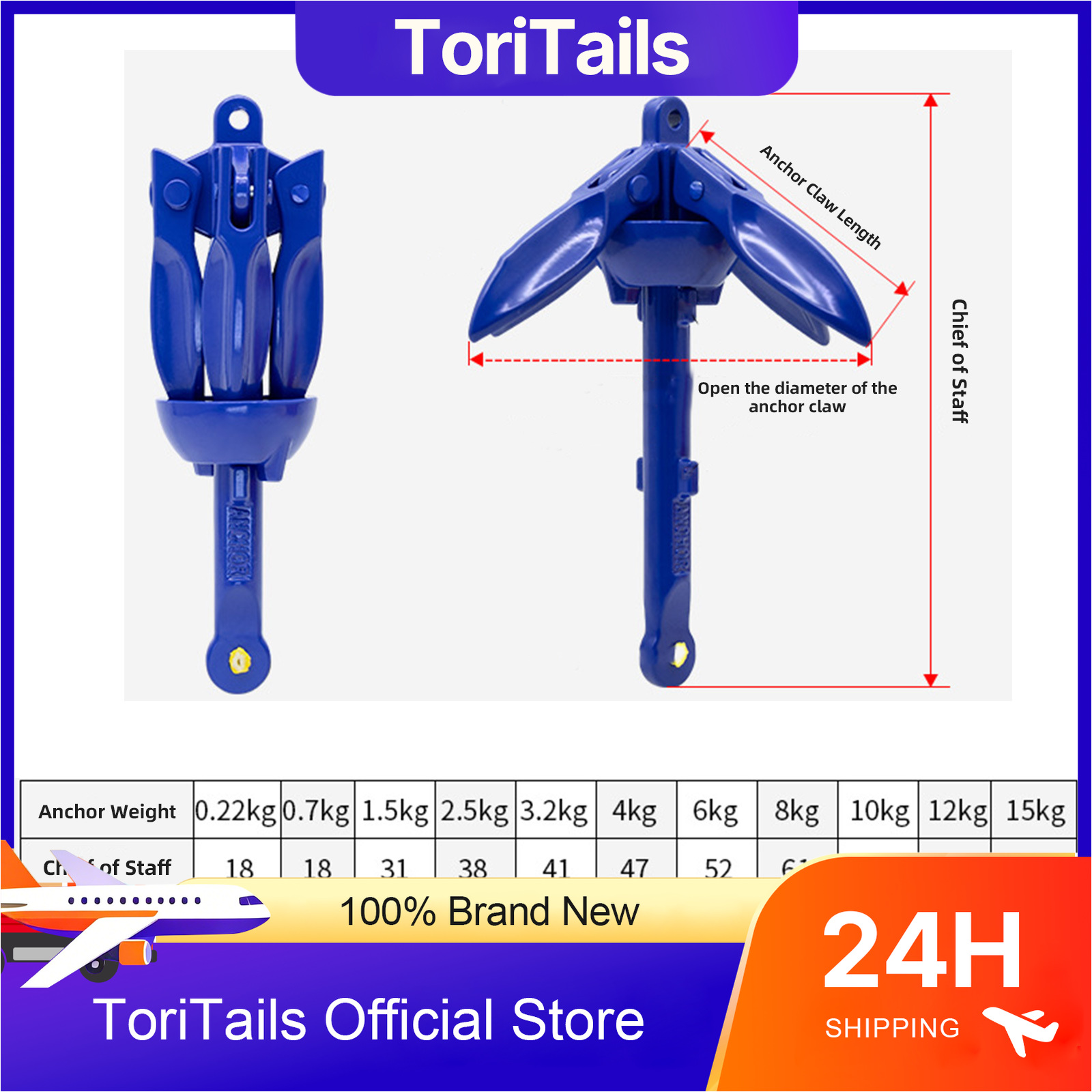 Kayak Anchor Kits Folding Anch - Fishing Kayak Anchor recension och pris