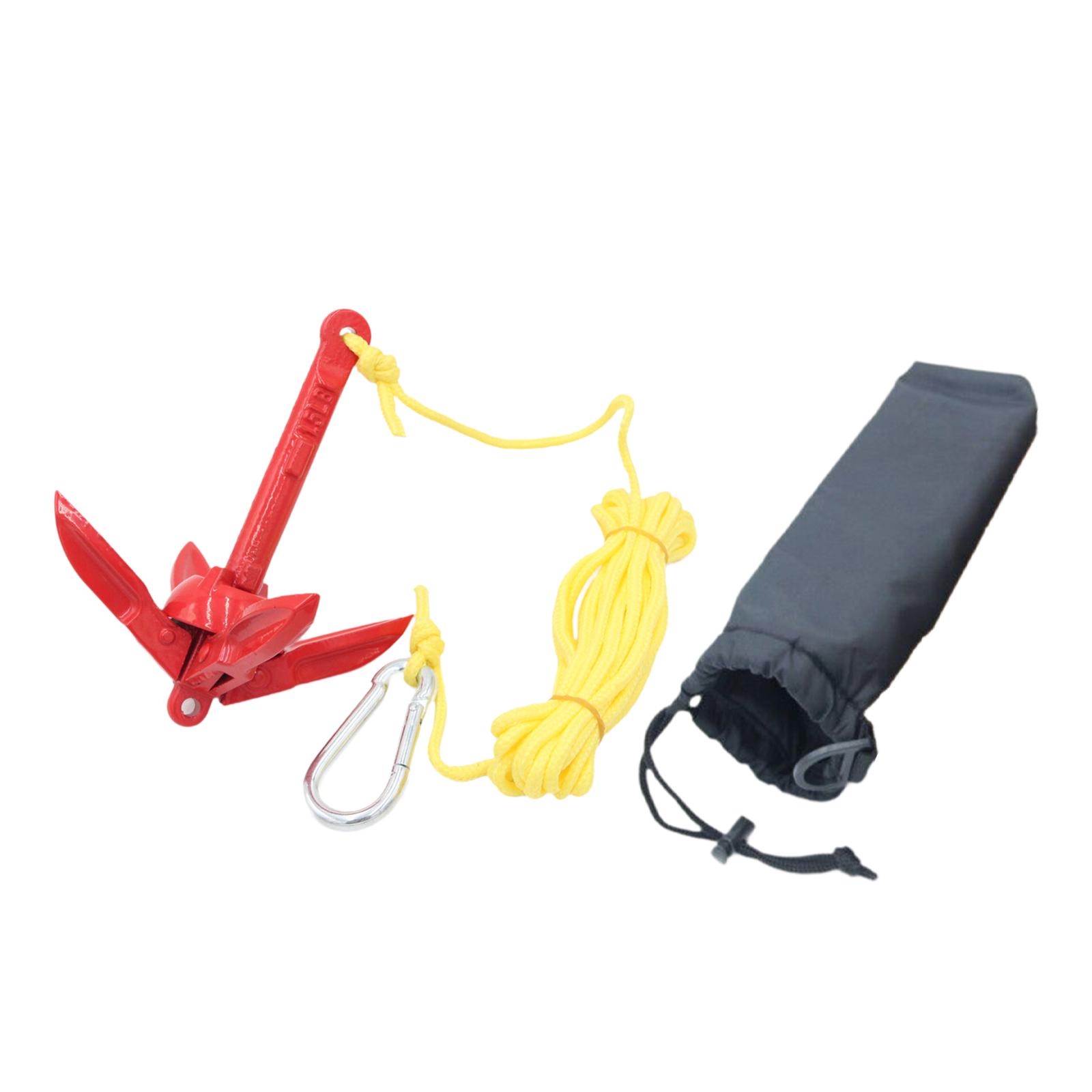 Carbon Steel Folding Boat Anch - Fishing Kayak Anchor recension och pris